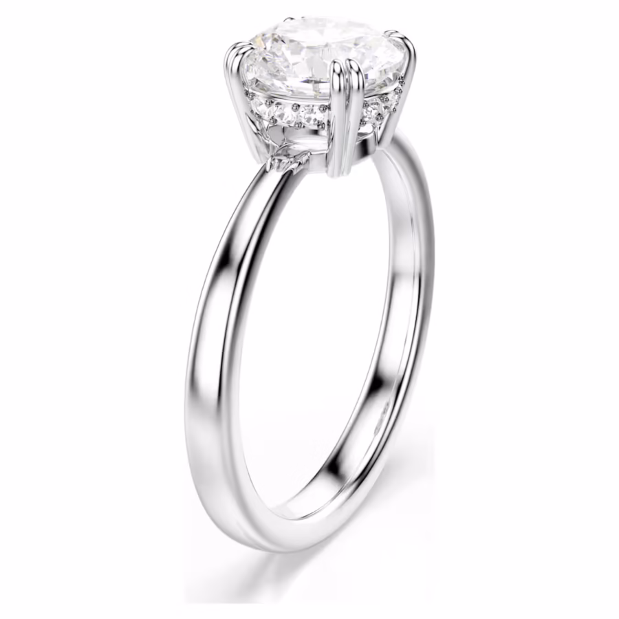 Swarovski prsten Constella Cocktail, Bijeli ton, Round