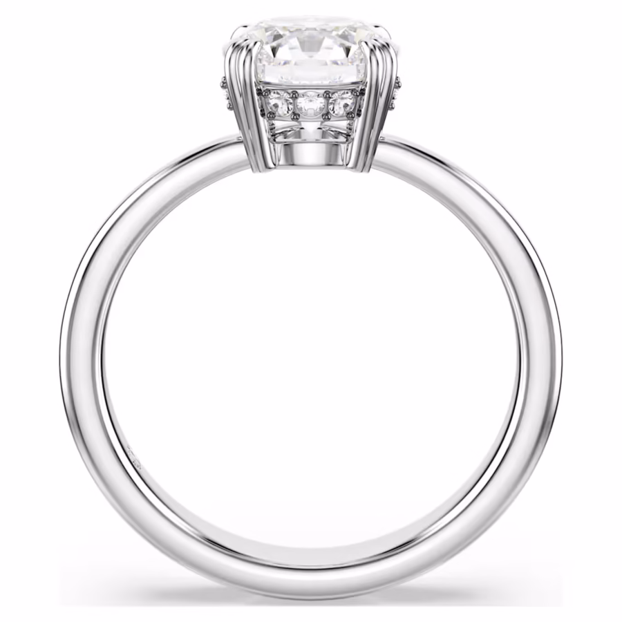 Swarovski prsten Constella Cocktail, Bijeli ton, Round