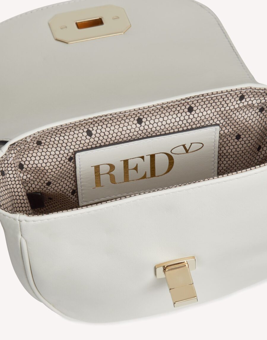 RED VALENTINO BAG CROSSBODY LATTE