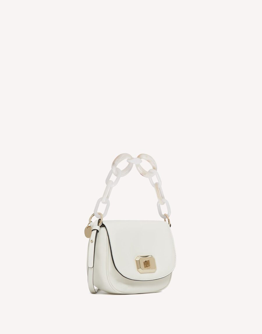 RED VALENTINO BAG CROSSBODY LATTE