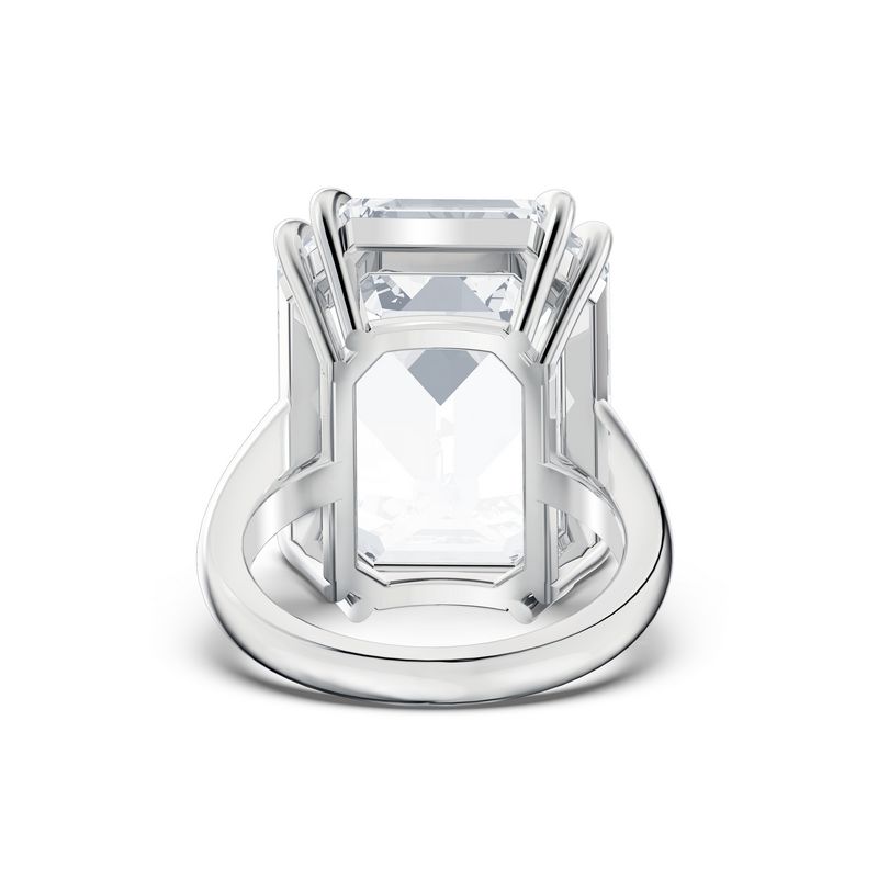 Swarovski prsten Mesmera Cocktail, Bijeli ton, Octagon