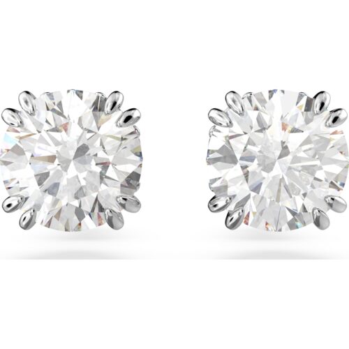 Swarovski nau&scaron;nice Stilla Stud, Bijeli ton, Round