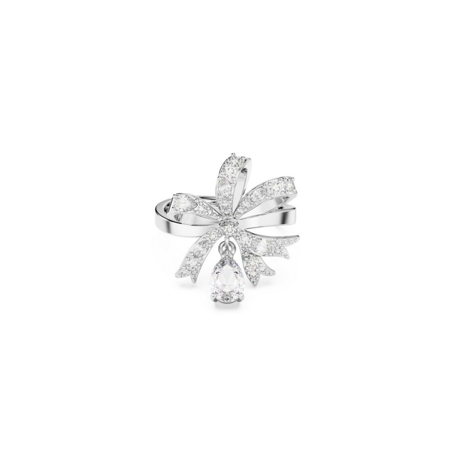 Swarovski prsten Hyperbola, Bijeli ton, Bow