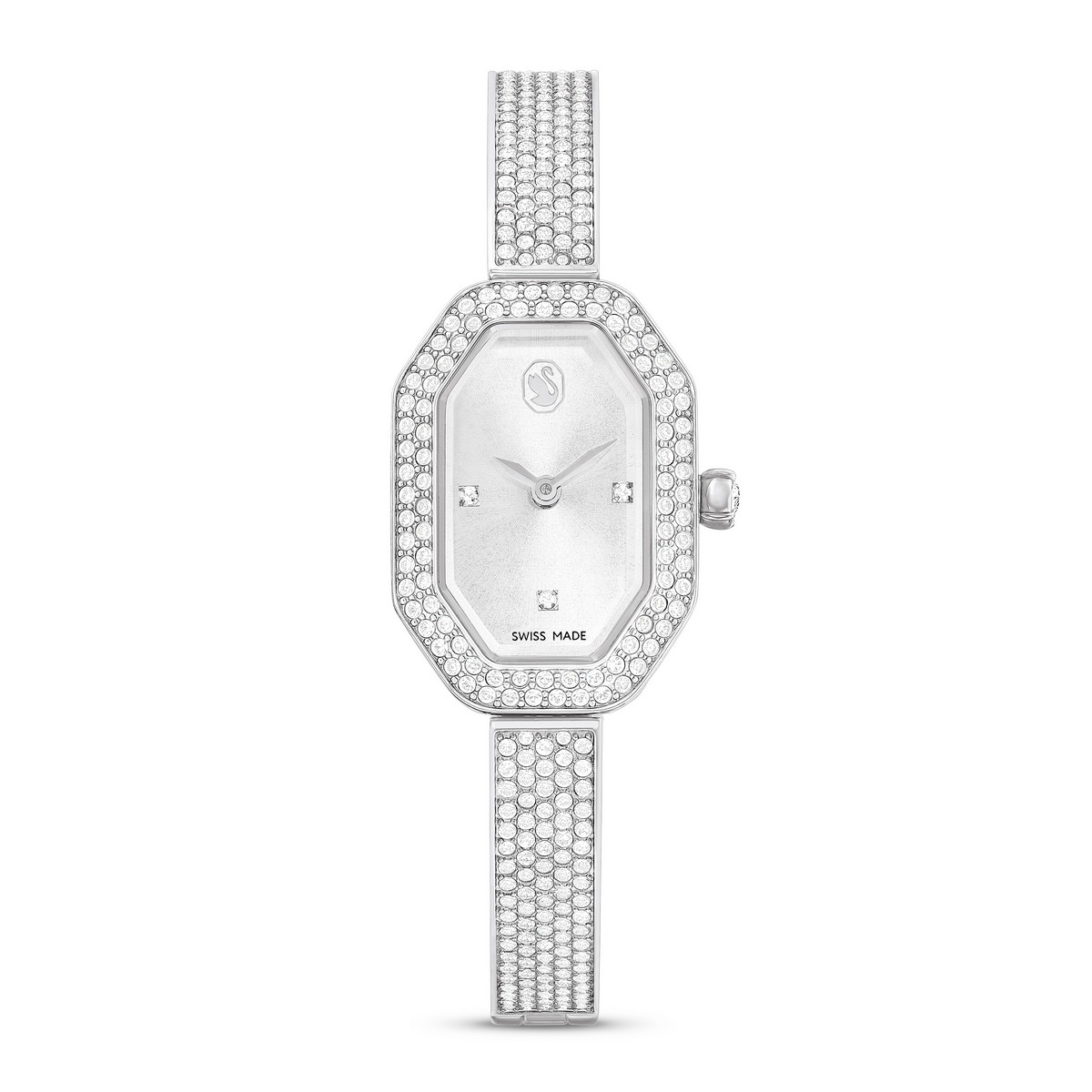 Swarovski sat Dextera Bangle, Srebrni ton, Swiss Made, Stainless