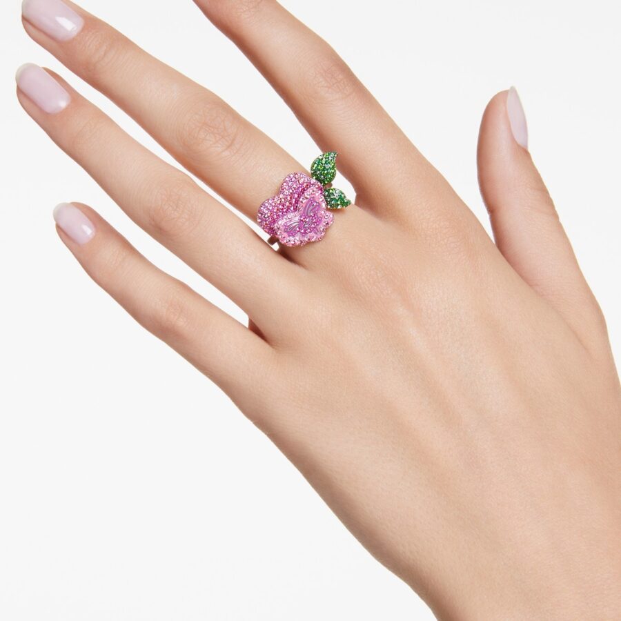 SWAROVSKI PRSTEN ALISA U ZEMLJI CUDESA FLOWER, MULTI