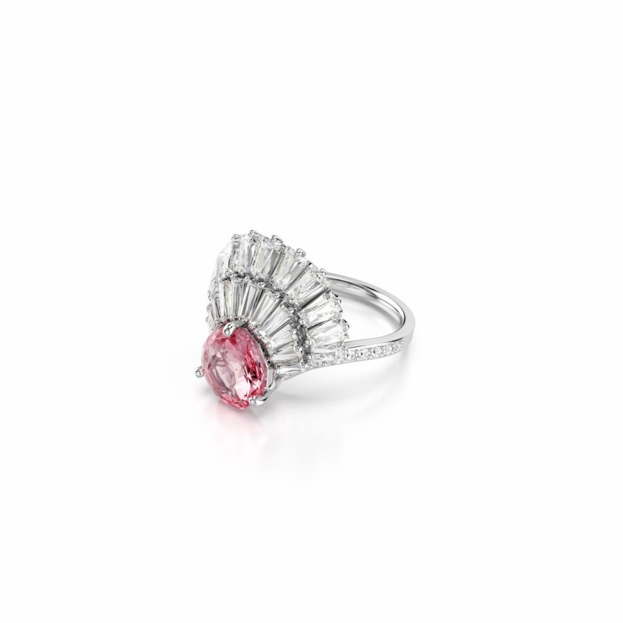Swarovski prsten Idyllia Cocktail, Roza, Bijeli ton, Shell, Mix