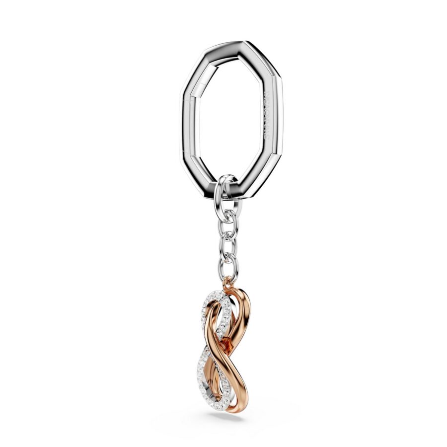Swarovski privjesak za kljuceve Hyperbola Infinity, Bijela, Mix