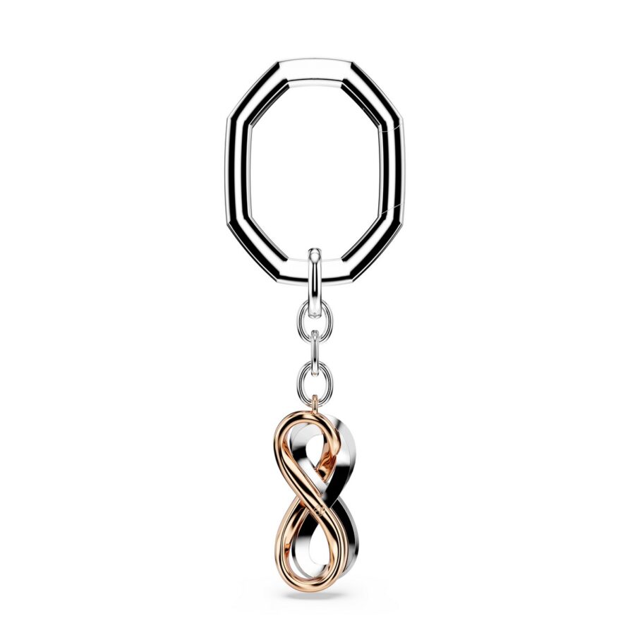 Swarovski privjesak za kljuceve Hyperbola Infinity, Bijela, Mix