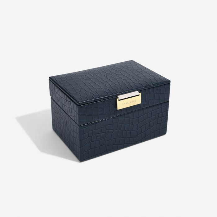 SET 2 KUTIJE ZA NAKIT MINI NAVY CROC