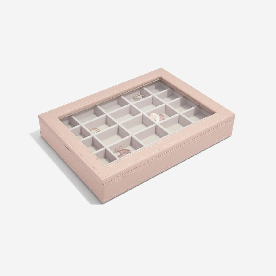 Stackers kutija za nakit Classic Lid Glass, Blush & Pink
