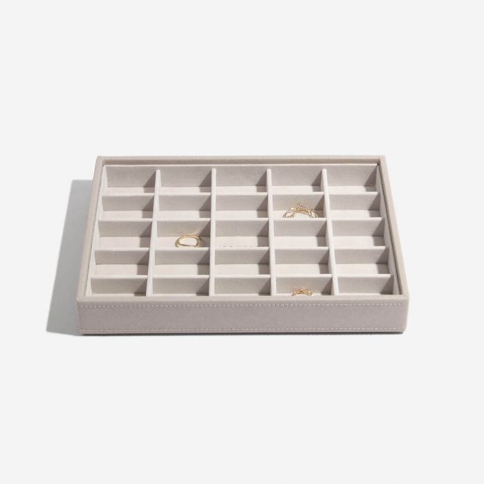 Stackers kutija za nakit Classic Lid Glass, Taupe