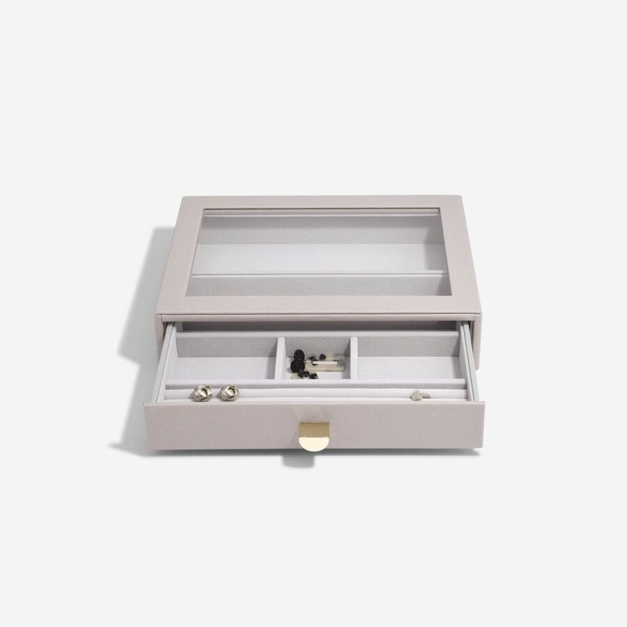 TAUPE CLASSIC DRAWER SET OF 3