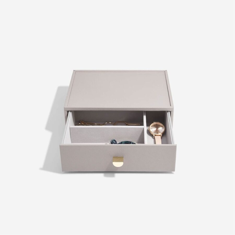 TAUPE CLASSIC DRAWER SET OF 3