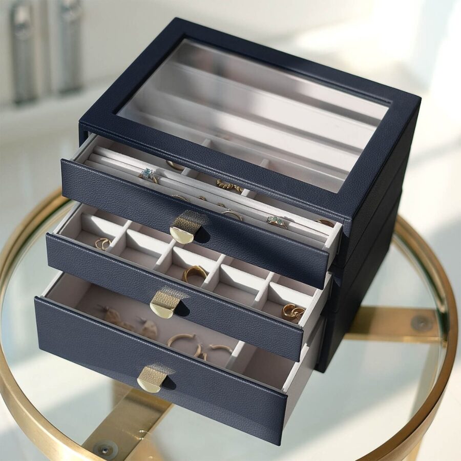 NAVY CLASSIC DRAWER SET OF 3
