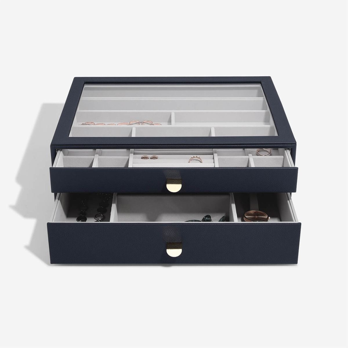 NAVY SUPERSIZE DRAWER SET OF 2 | Elysées