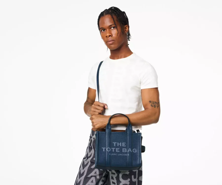 MARC JACOBS MINI TOTE BLUE SEA