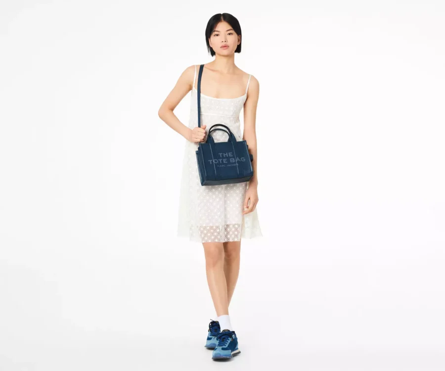 MARC JACOBS MINI TOTE BLUE SEA