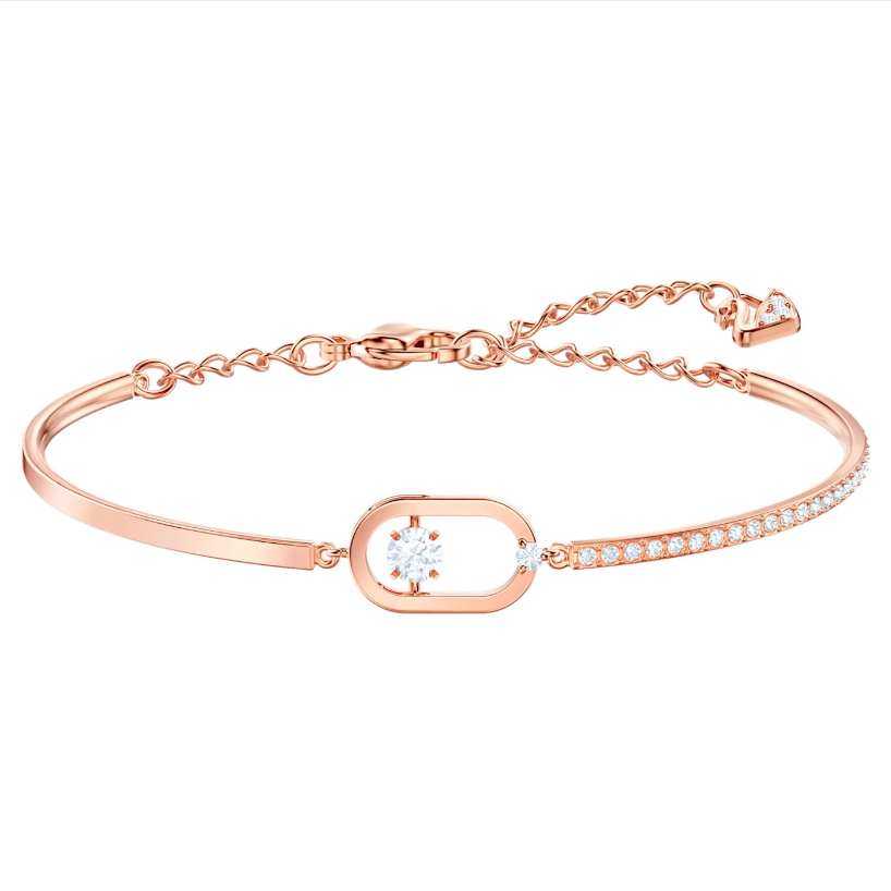 Swarovski SPARKLING DC:NARUKVICA OVAL CZWH/ROS M