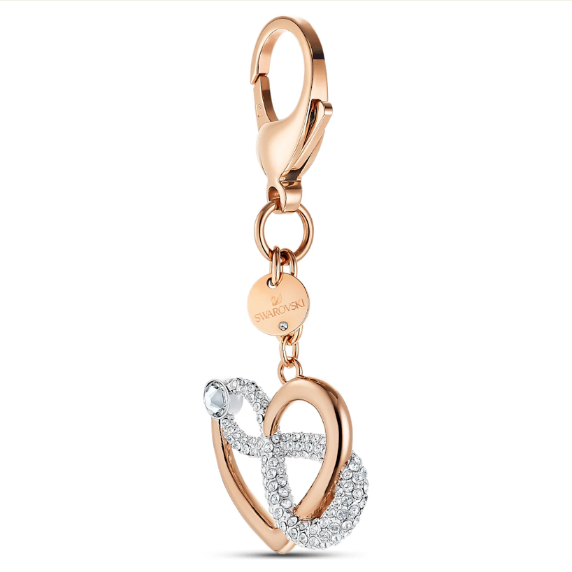 Swarovski privjesak za torbu Infinite Charm, Mix, Infinity and heart