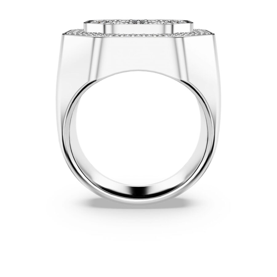 Swarovski prsten Dextera Cocktail, Bijeli ton, Octagon