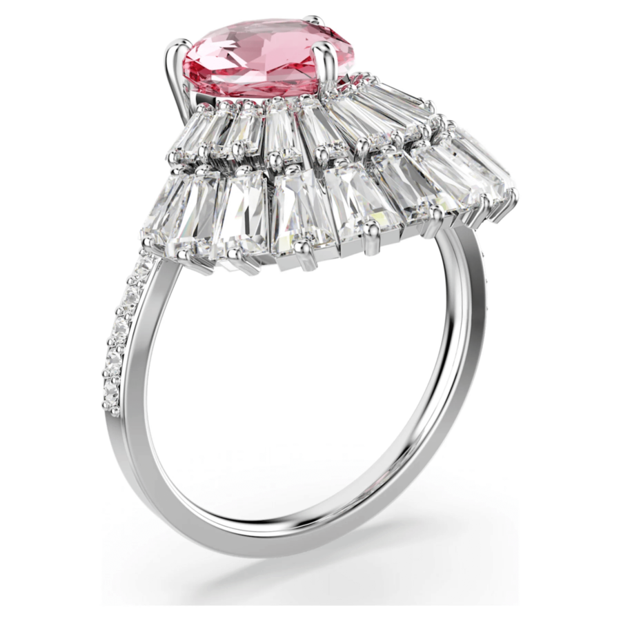 Swarovski prsten Idyllia Cocktail, Roza, Bijeli ton, Shell, Mix