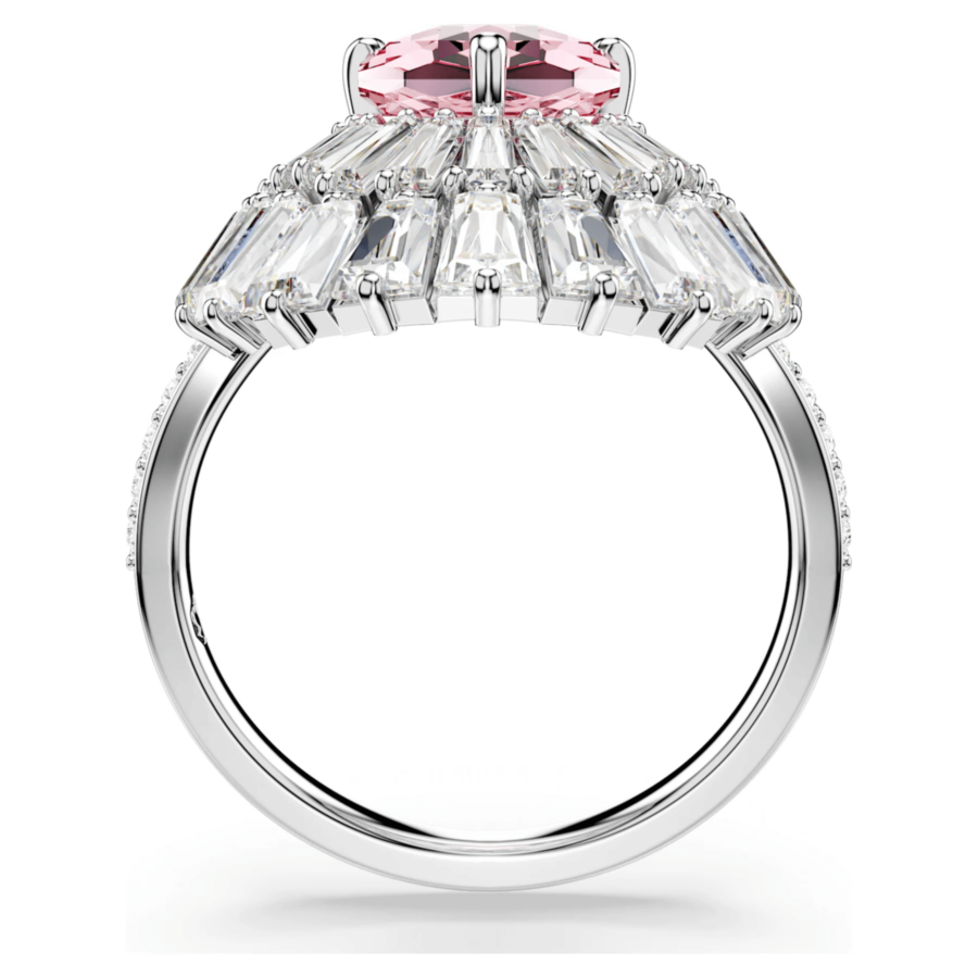 Swarovski prsten Idyllia Cocktail, Roza, Bijeli ton, Shell, Mix