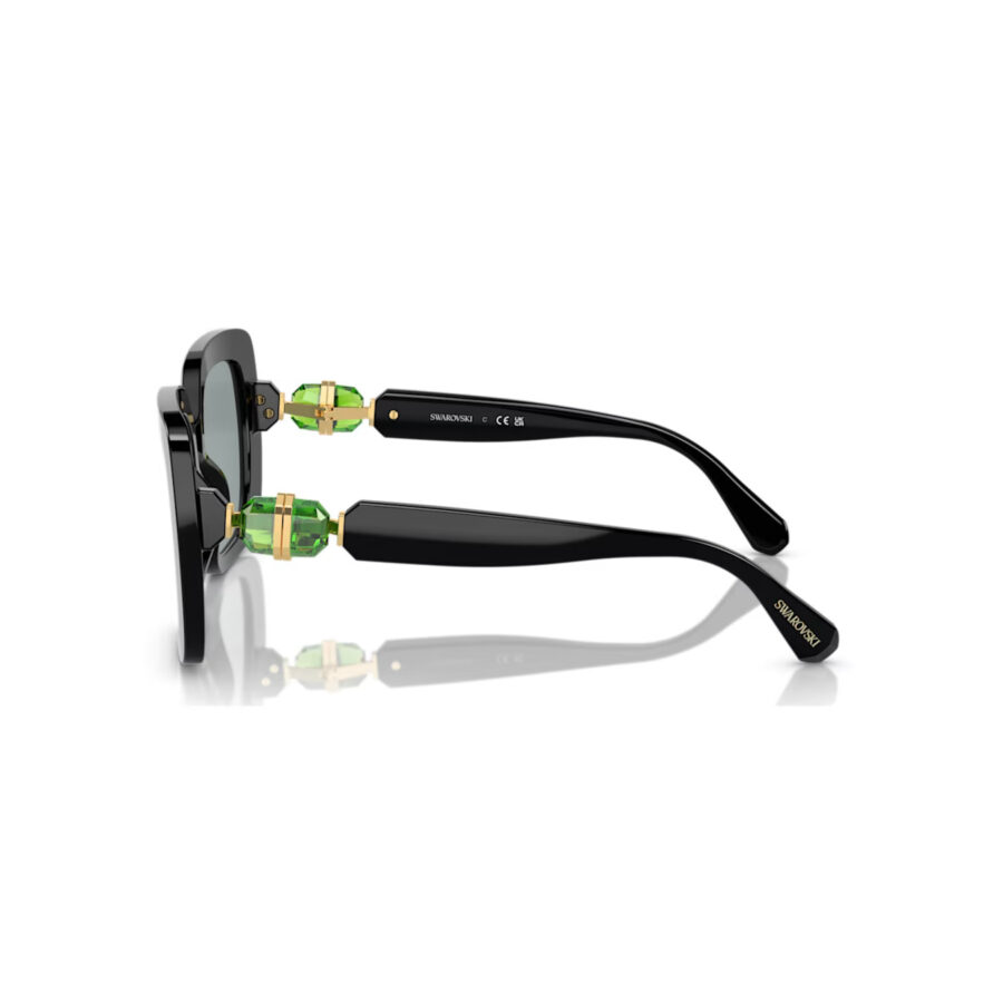 SWAROVSKI SUNCANE NAOCALE LUCENT SK6001EL SQ BLACK/FEGR