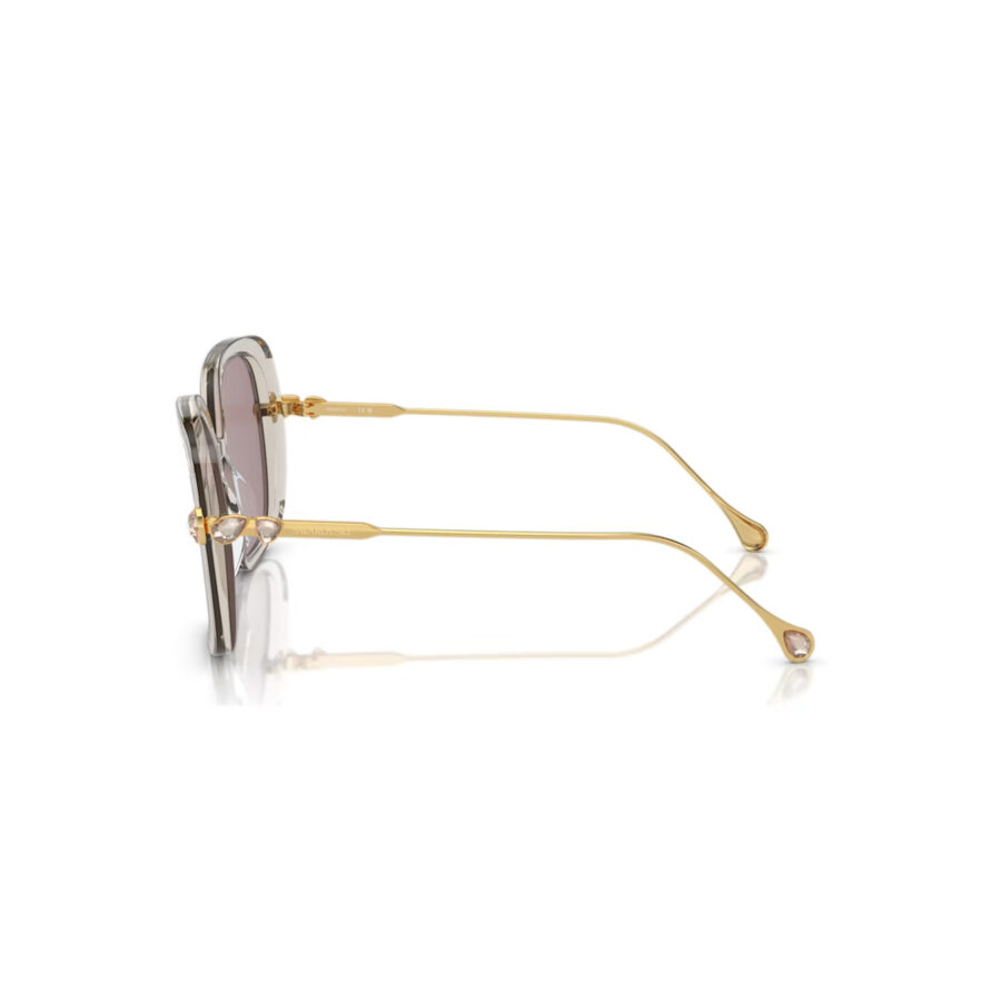 Swarovski suncane naocale Mesmera, Purple, SK6011, Oversized, Square shape