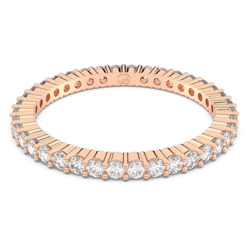 Swarovski prsten Vittore, Rose ton, Round