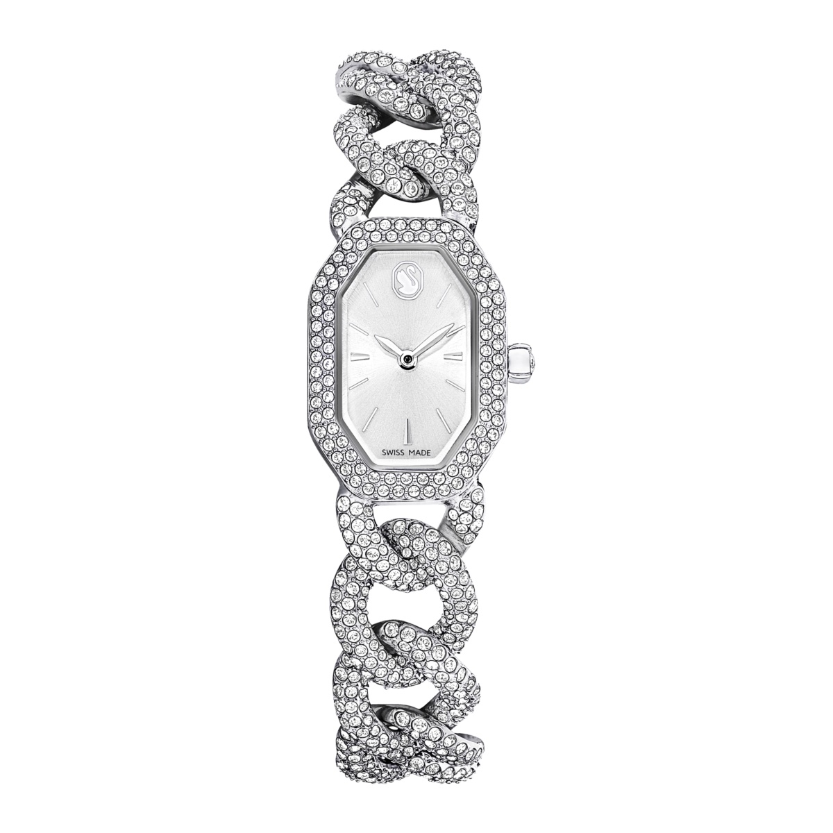 Swarovski sat Dextera Chain, Srebrni ton, Swiss Made, Crystal bracelet