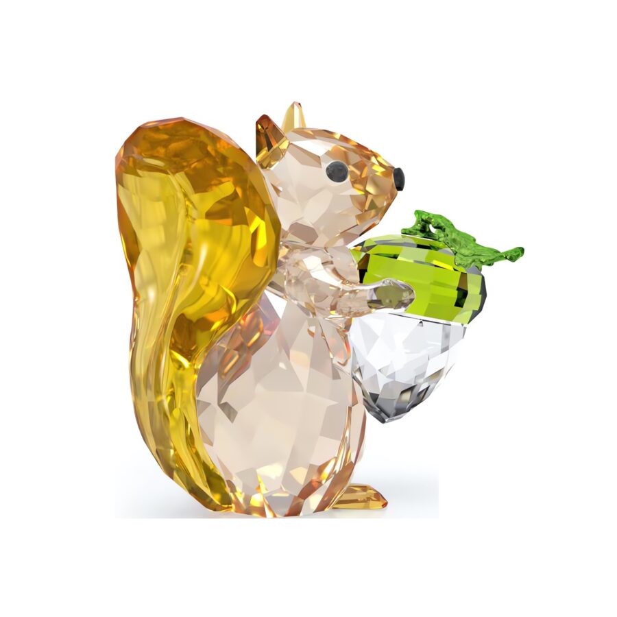Swarovski kristalna figura Idyllia Vjeverica i žir