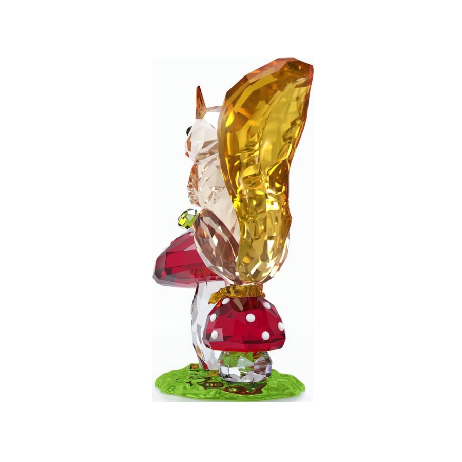 Swarovski kristalna figura Idyllia, Vjeverica i gljive