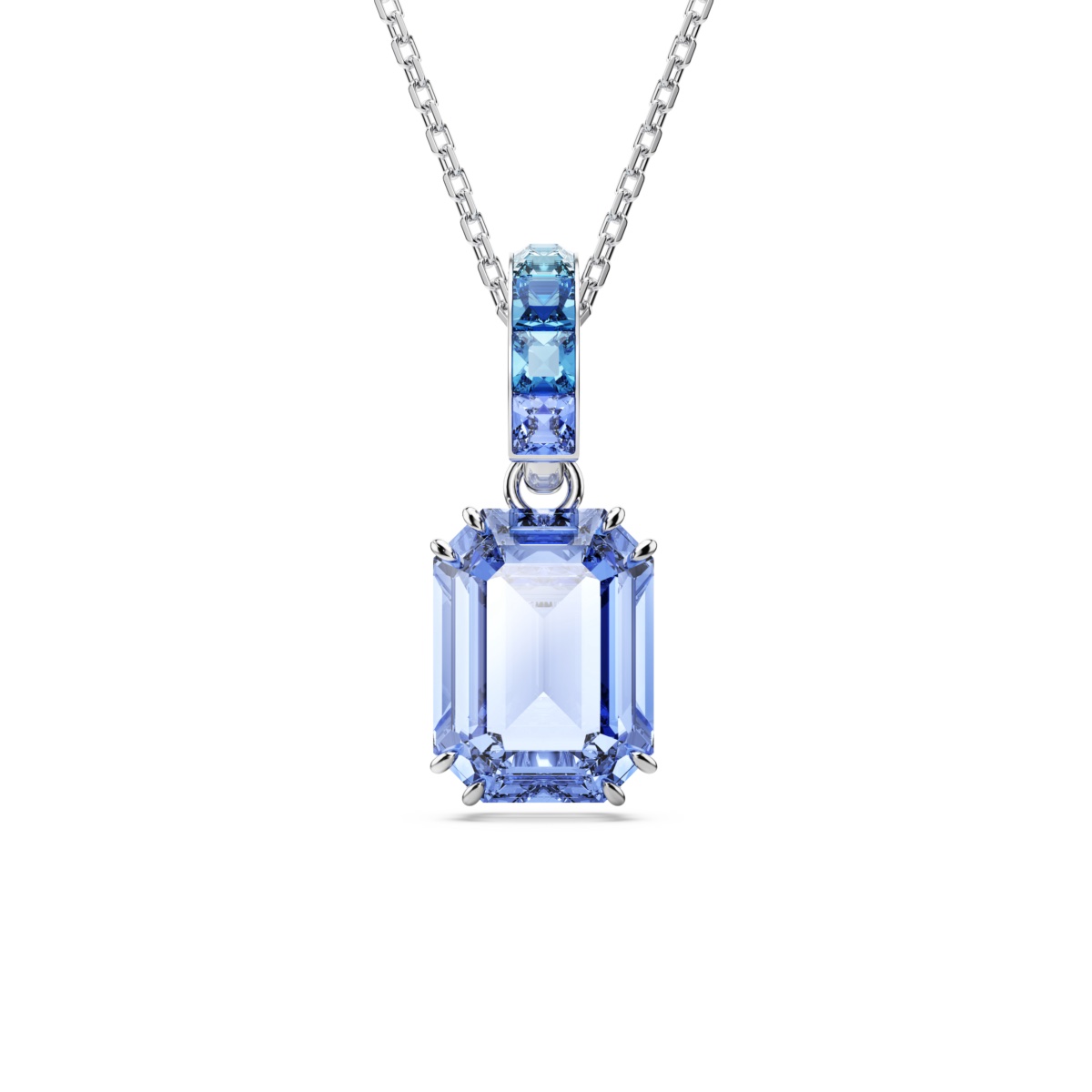 Swarovski lančić Millenia, Plava, Bijeli ton, Octagon