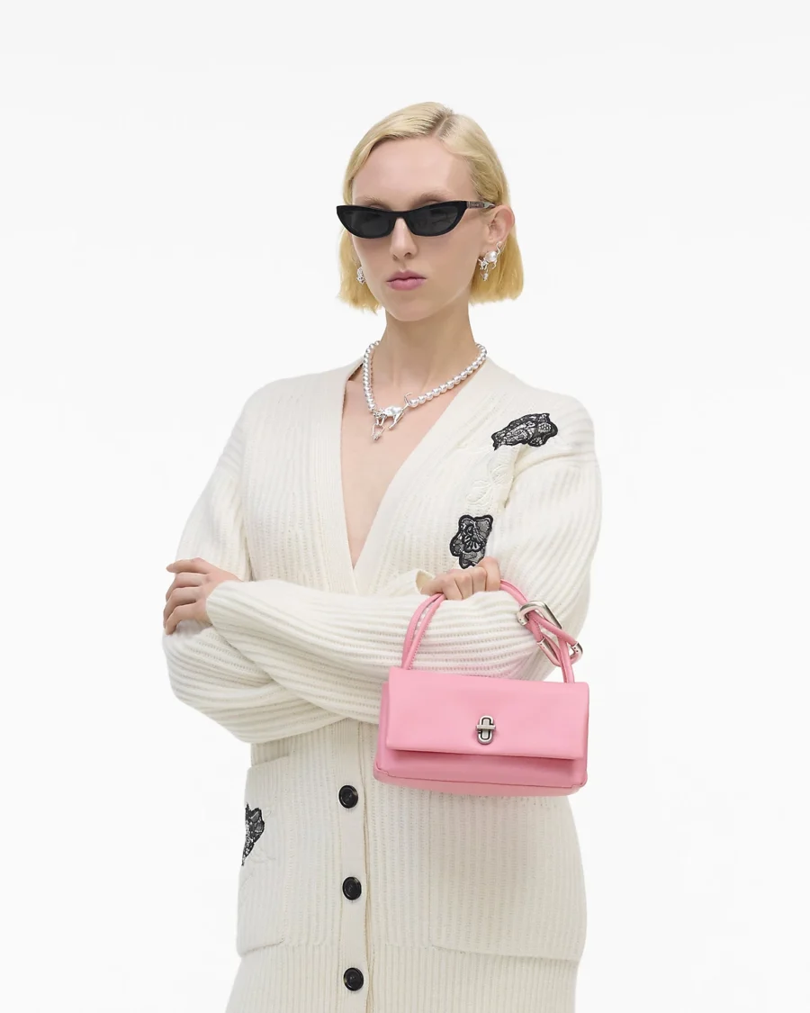 Marc Jacobs torba Mini Dual Ribbon Pink