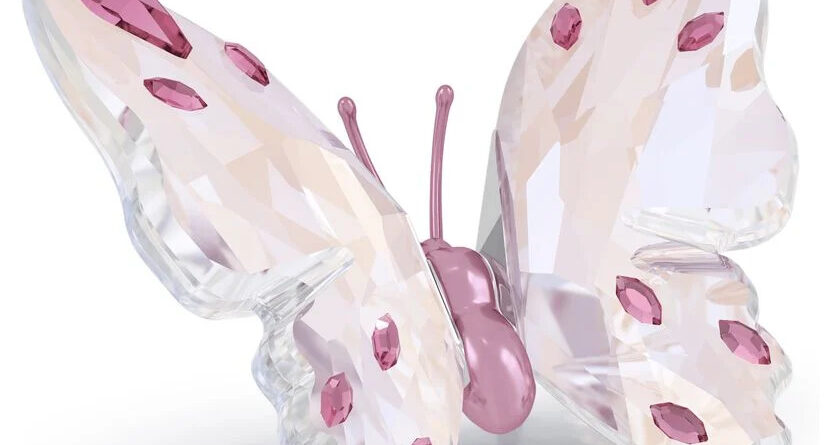 Swarovski kristalna figura Idyllia Leptir, small
