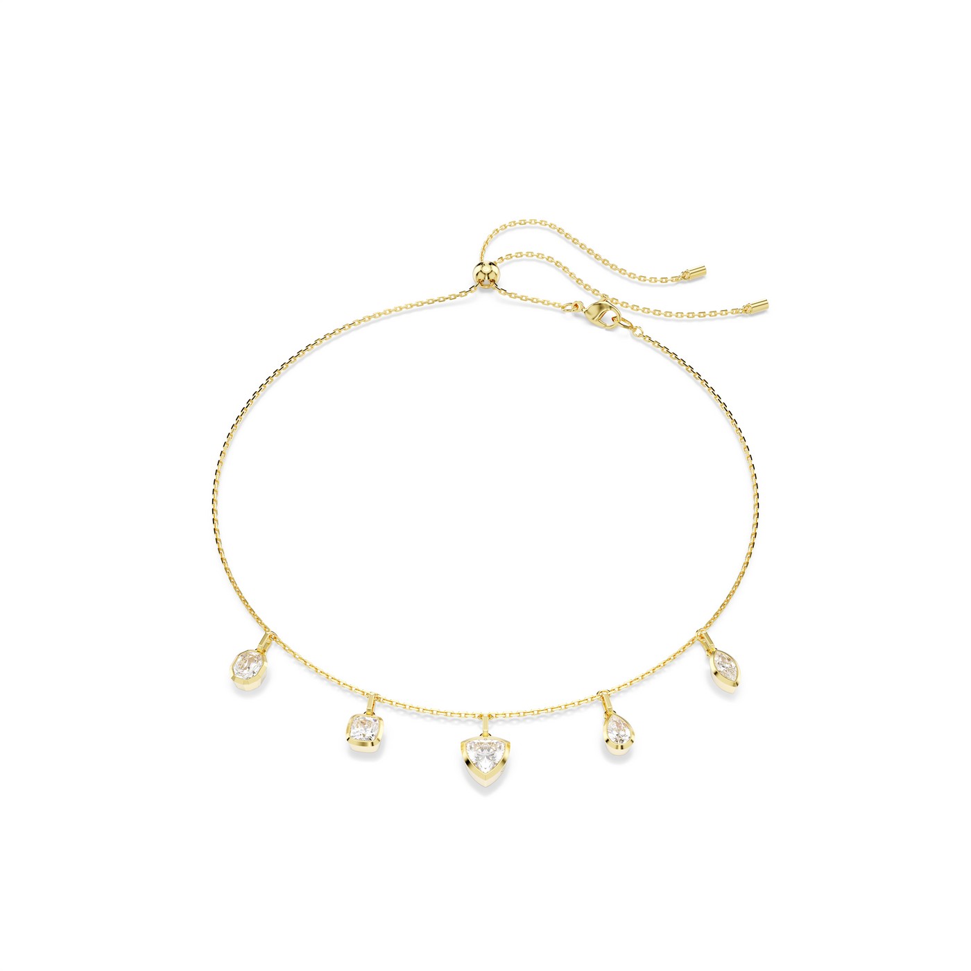 Swarovski Ogrlica Imber, Zlatni Ton, Mix