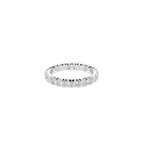 Swarovski Prsten Matrix Vittore, Srebrni ton, Round