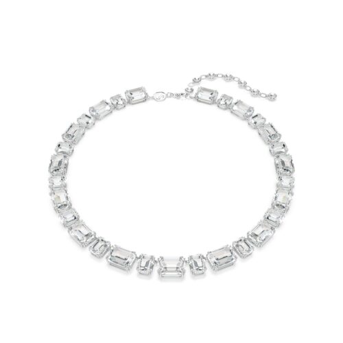 Swarovski Ogrlica Tennis Millenia, Bijeli ton, Octagon