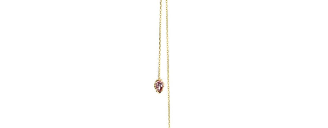 Swarovski Lancic Idyllia Y, Višebojna, Zlatni ton, Cvijet