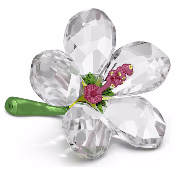 Swarovski kristalna figura Hibiskus, Small