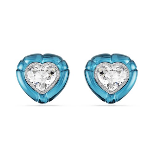 Swarovski Naušnice Clip Dulcis Srce, Plava