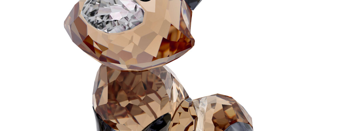 Swarovski kristalna figura Idyllia Lisica i Leptir