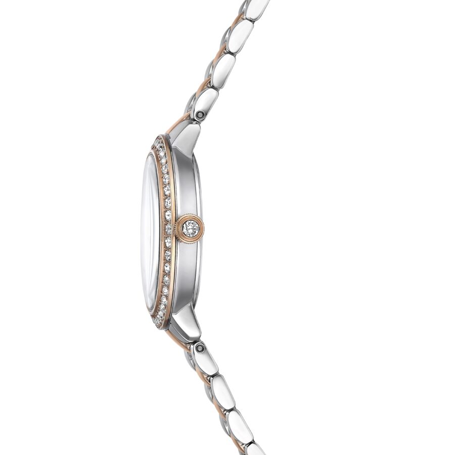 Swarovski Sat Matrix 3-link, Rosegold ton, Metal, Swiss