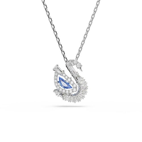 Swarovski lančić Swan, Plava, Mix