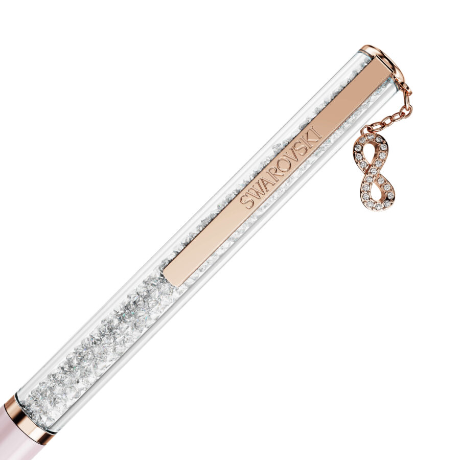 Swarovski Kemijska Olovka Crystalline, Roza, Rose ton, Infinity