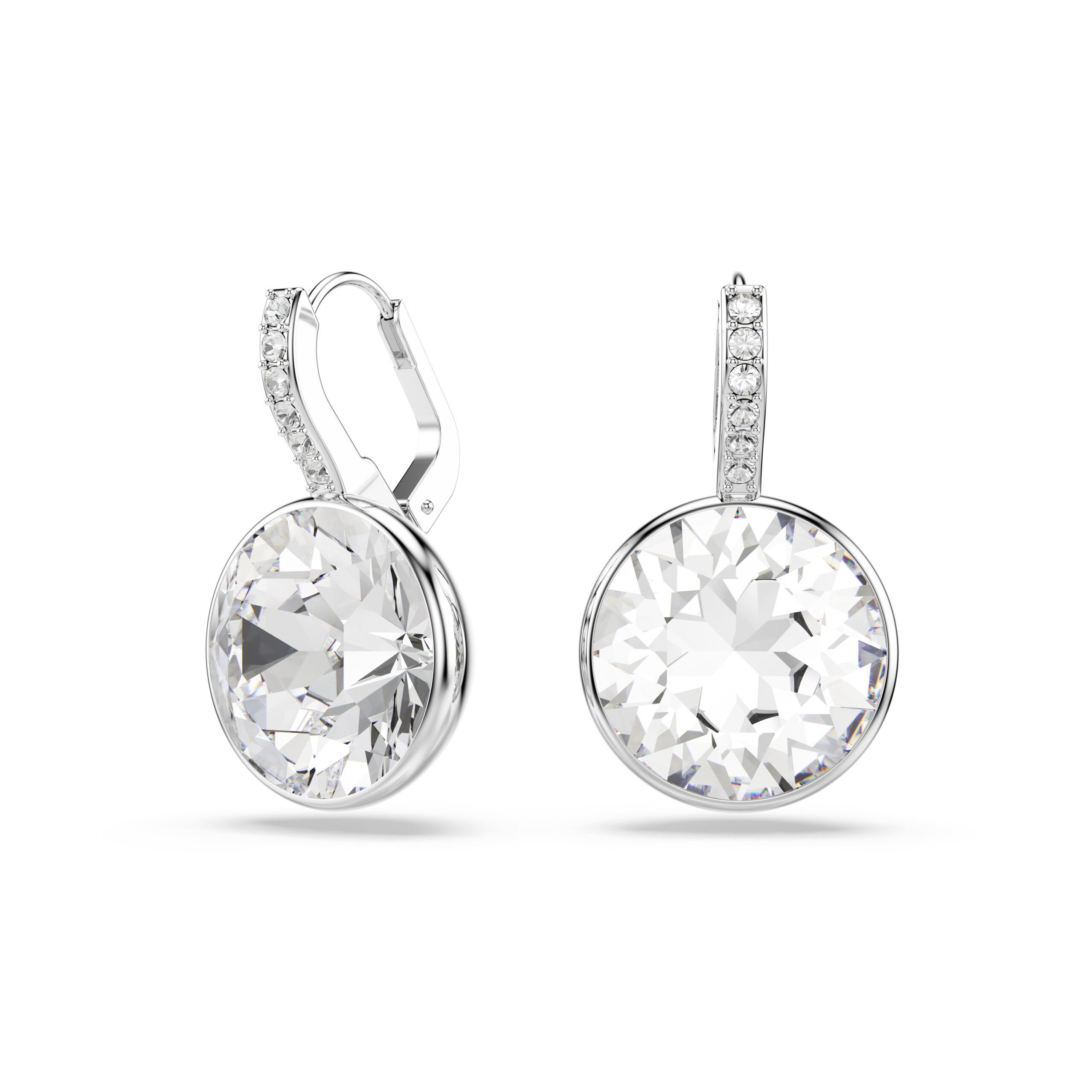 Swarovski Nau&scaron;nice Millenia Drop, Bijeli ton, Round