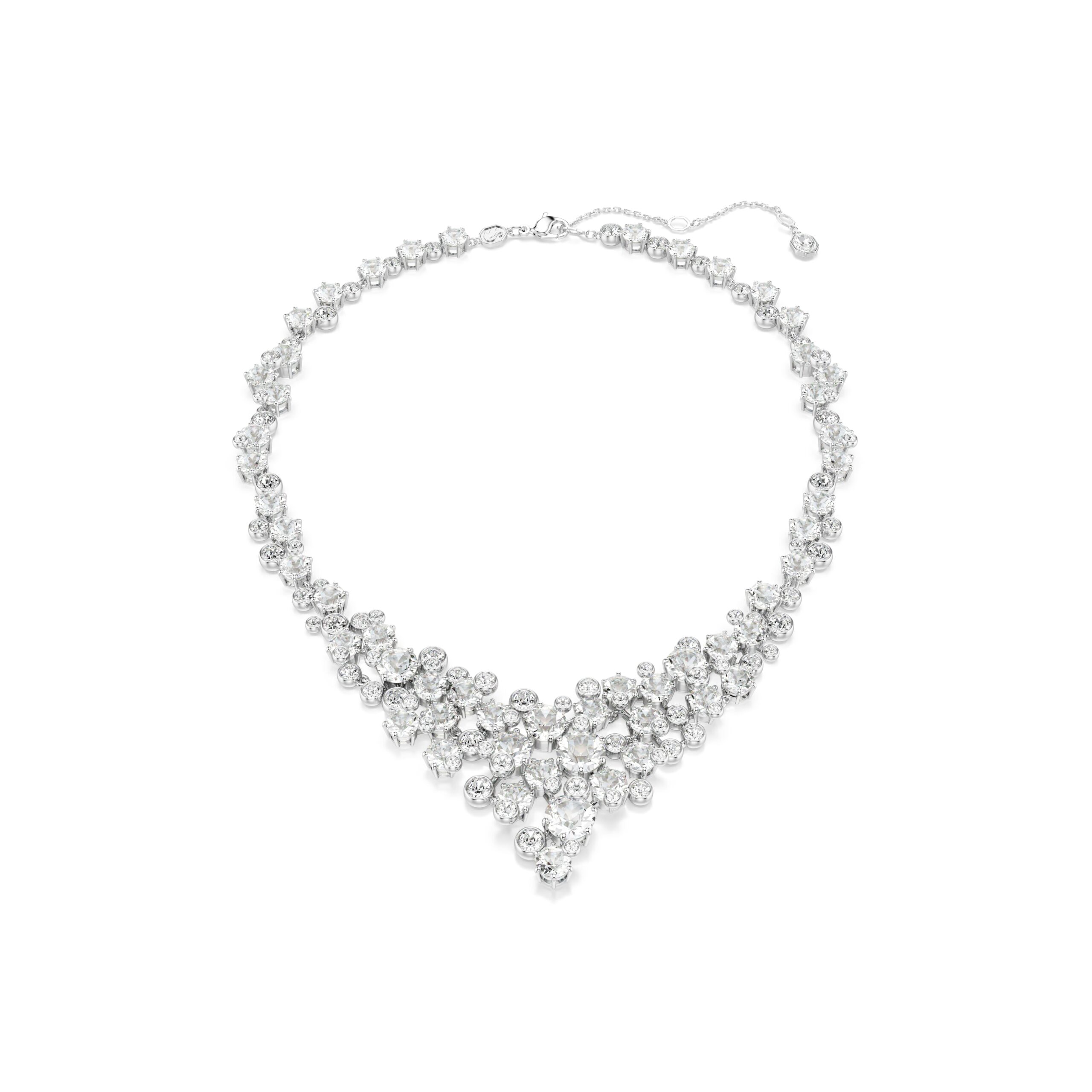 Swarovski ogrlica Constella V-shape, Bijeli ton, Mix
