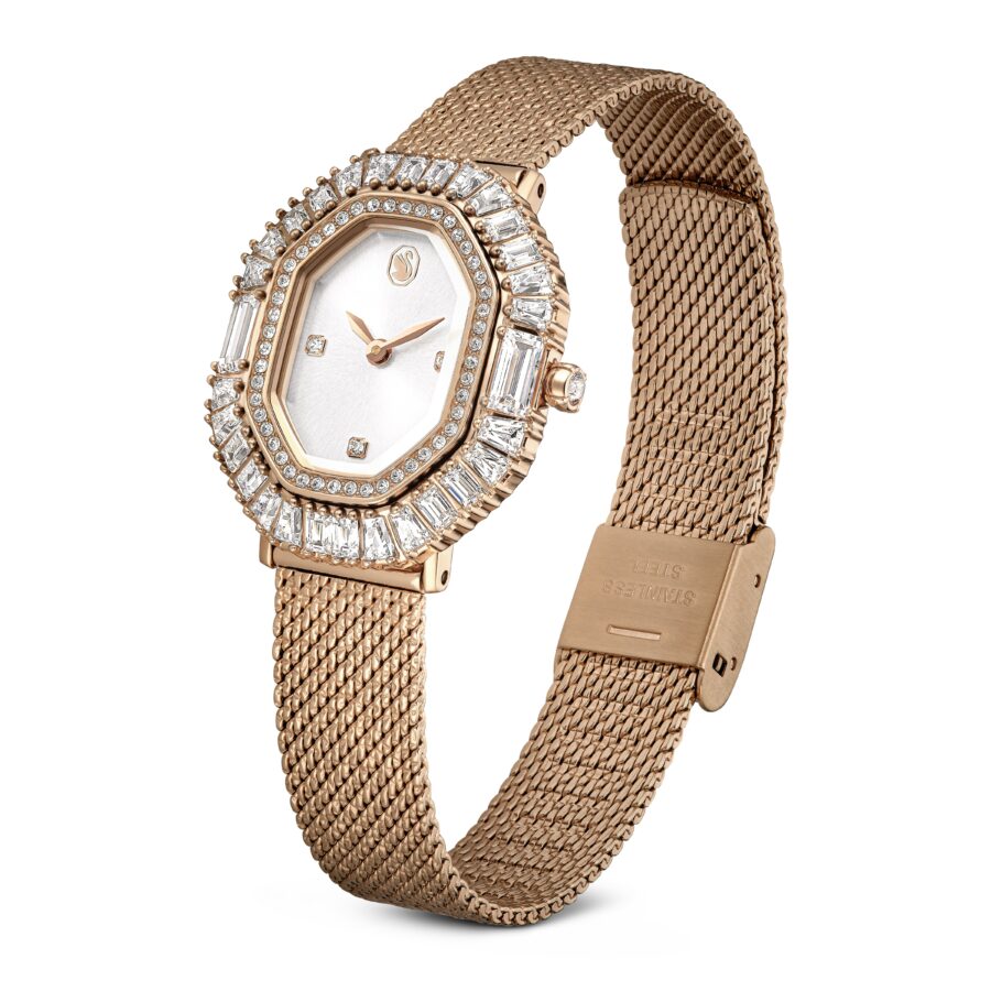 Swarovski Sat Matrix Octagon, Rosegold ton, Metal