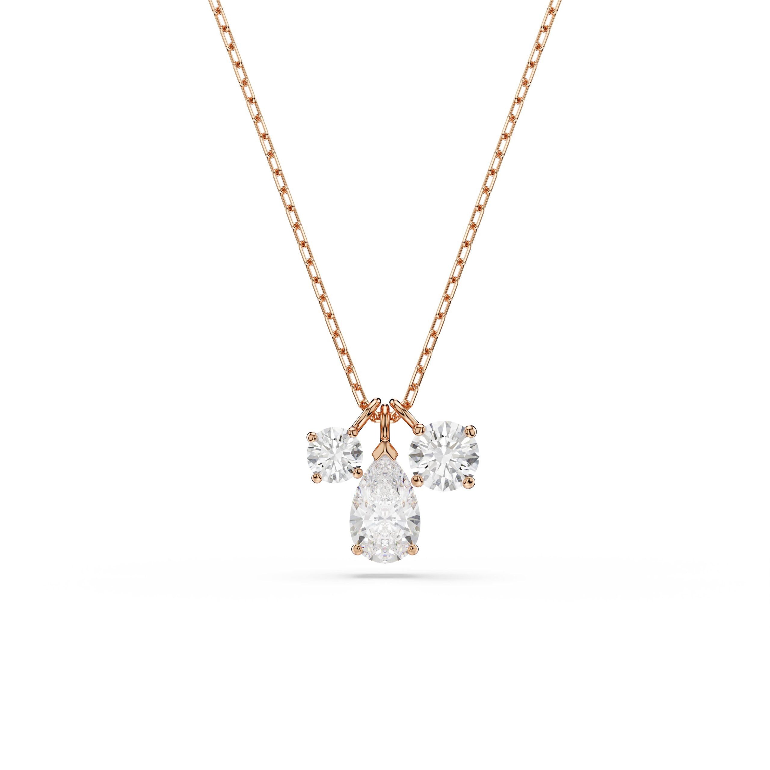 Swarovski lančić Mesmera, Rosegold ton, Mix