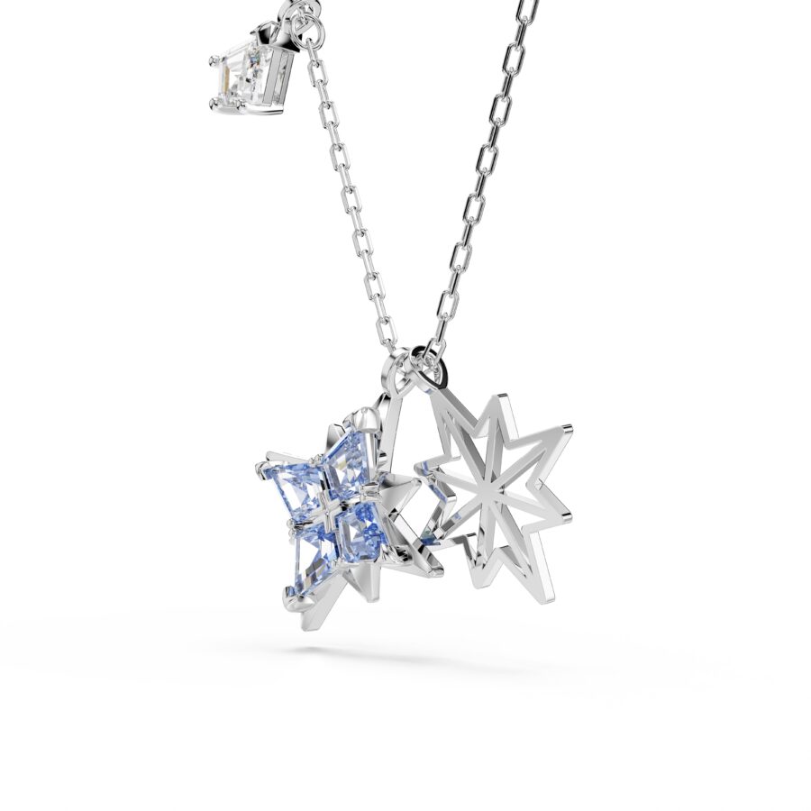 Swarovski lancic Symbolica, Bijeli ton, Plava, Zvijezda